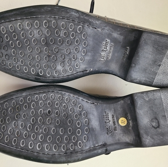 Bruno Magli dk green leather shoes size EU37, US unisex/men’s size 5 - Picture 6 of 10